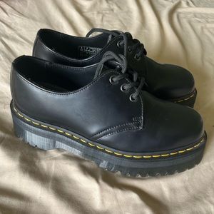 Dr. Martens 1461 Smooth Leather Platform Shoes